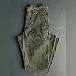 Imogene + Willie Oliver Military Trouser in Olive